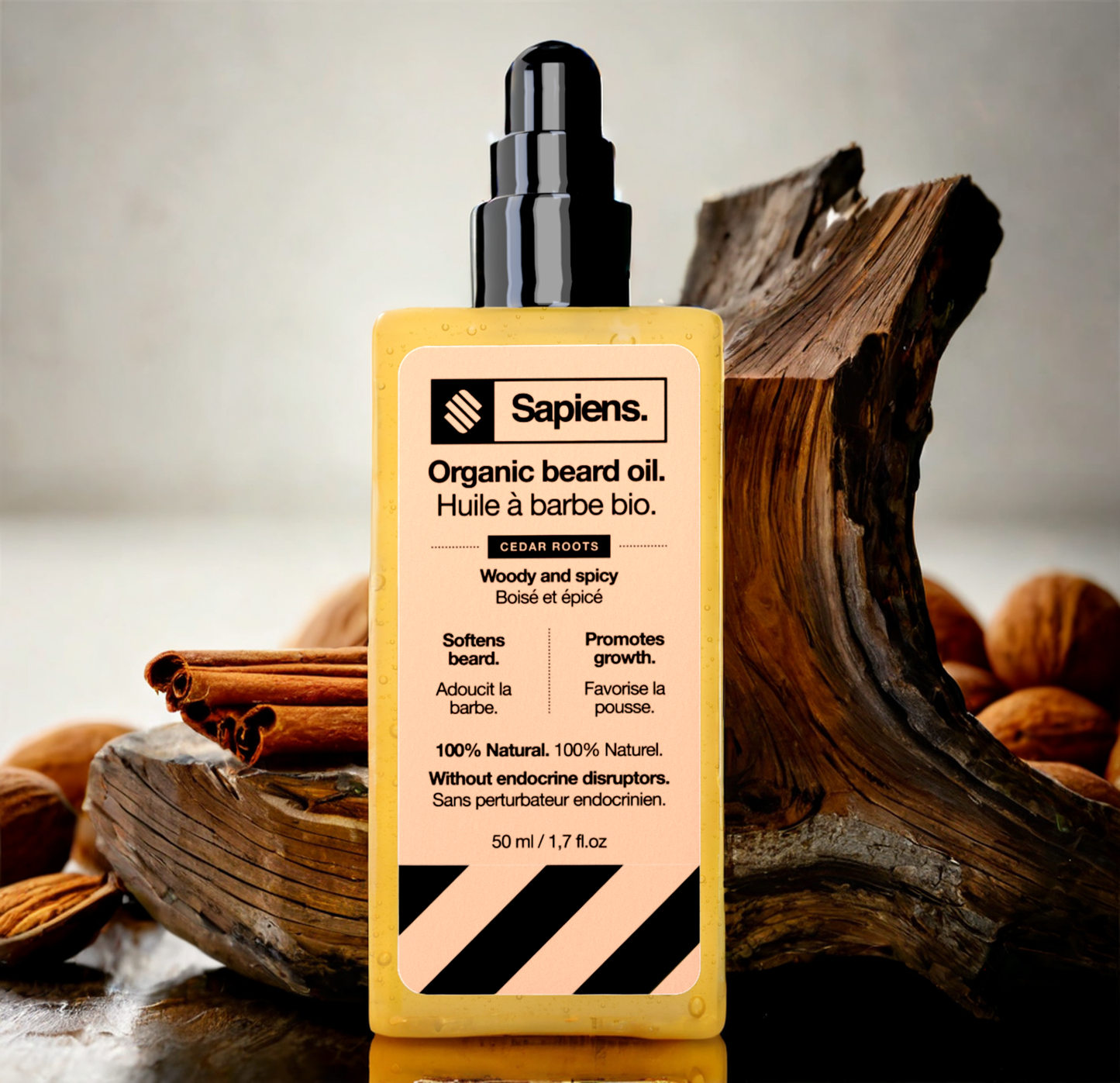 Huile à barbe - Cedar Roots - 50ml