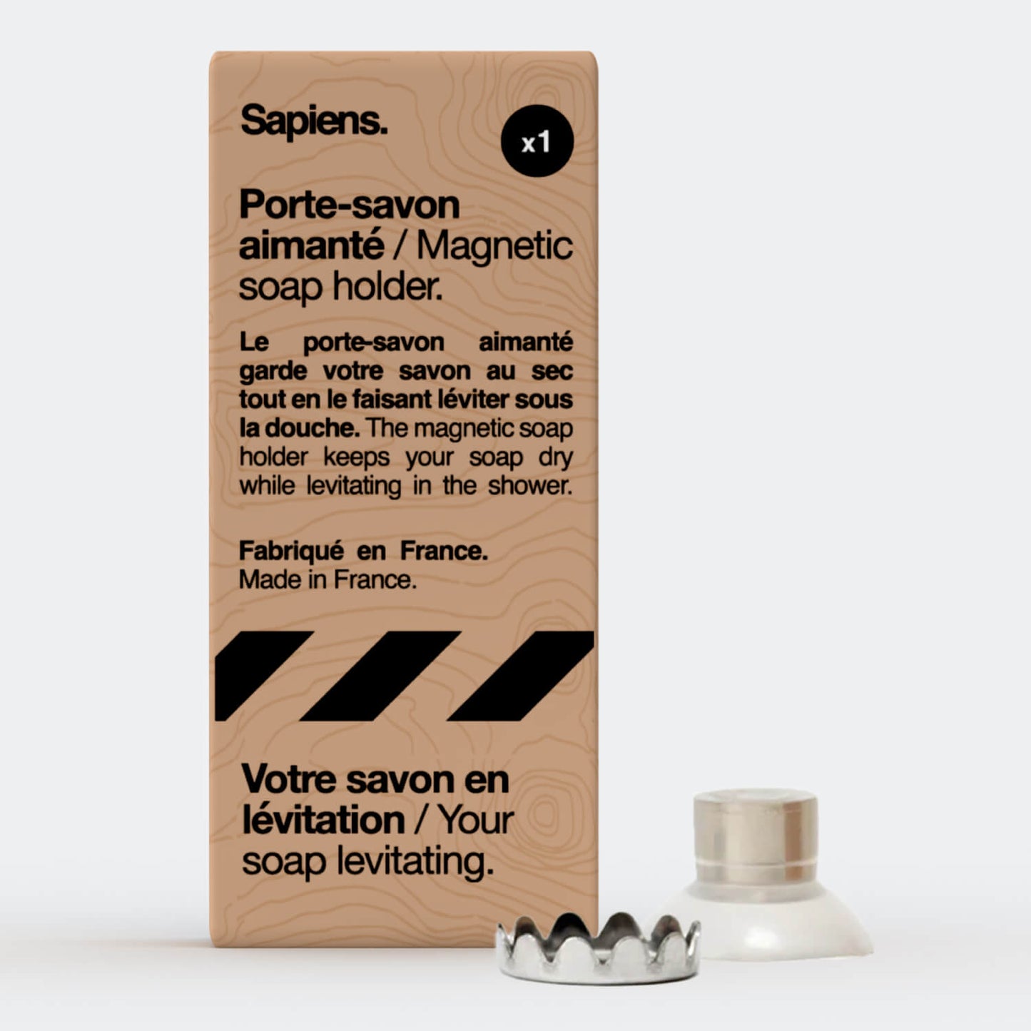 Porte-savon aimanté x1